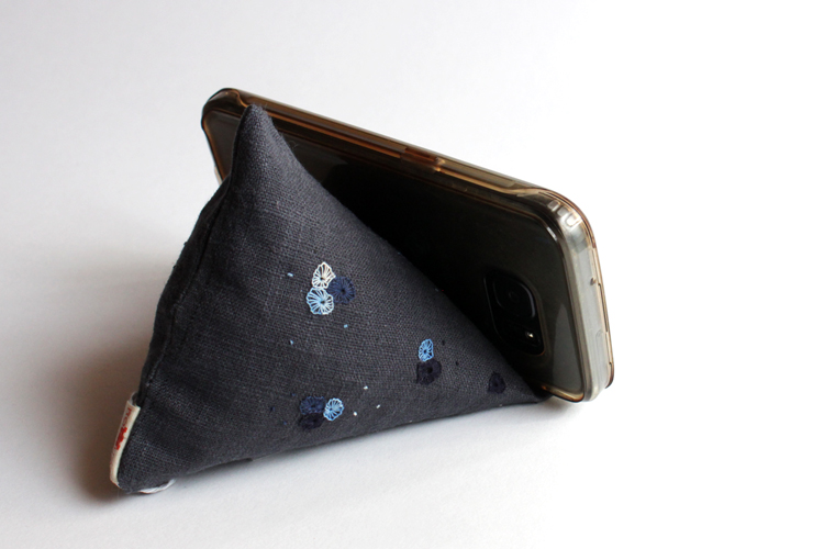 Handyhalter Blumenblau